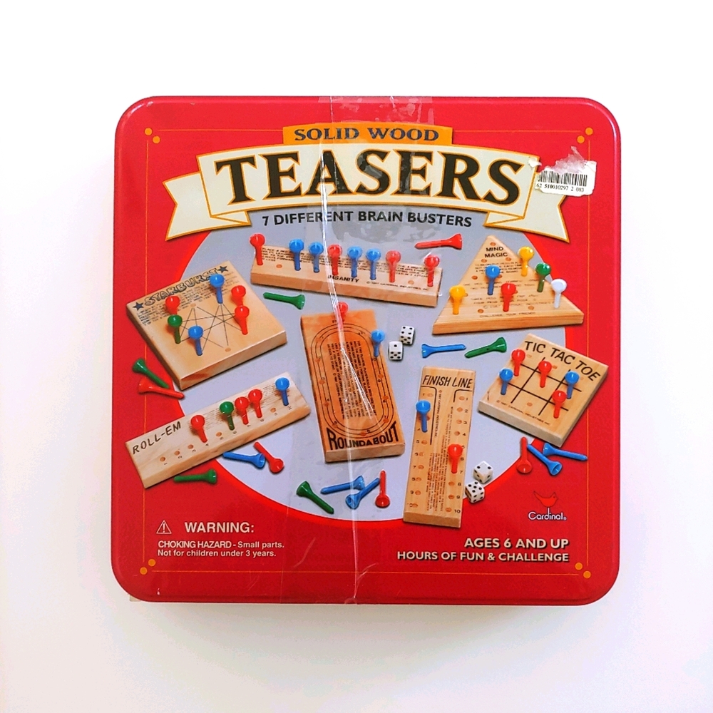 Solid Wood Brain Teasers - 7 Brain Busters